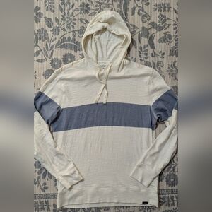 Faherty Sunwashed Sunray Slub Hoodie Large Organic Cotton READ